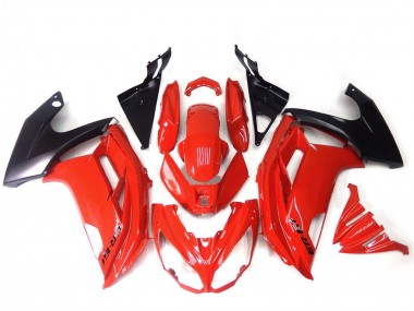 2009-2011 Red Black Kawasaki Ninja ER6F Motorcycle Fairings