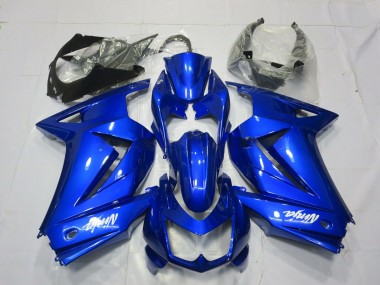2008-2012 Blue White Ninja Kawasaki Ninja 250 Motorcycle Fairings
