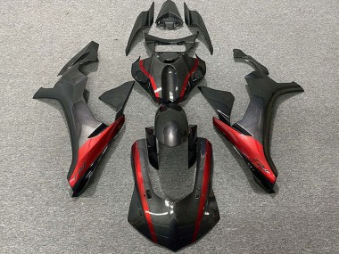 2015-2019 Carbon Fiber Style Red Yamaha R1 Motorcycle Fairings