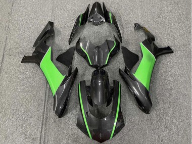 2015-2019 Carbon Fiber Green Yamaha R1 Motorcycle Fairings
