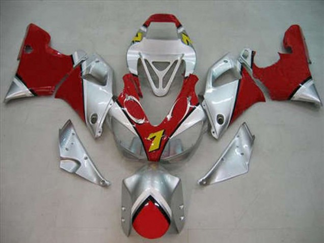 1998-1999 Silver Red Yellow 7 Yamaha R1 Motorcycle Fairings