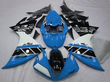 2012-2014 Blue White Glossy Black Yamaha R1 Motorcycle Fairings