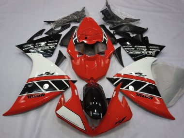 2012-2014 Red White Glossy Black Yamaha R1 Motorcycle Fairings