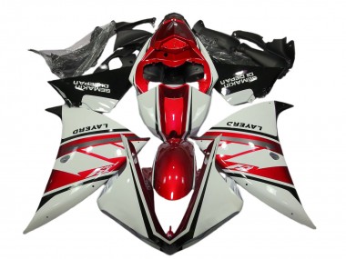 2012-2014 White Red Black Layerd Semakin Didepan Yamaha R1 Motorcycle Fairings