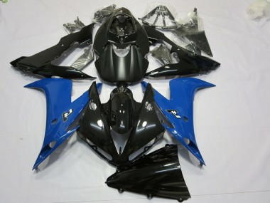 2004-2006 Glossy Black Matte Black Blue Yamaha R1 Motorcycle Fairings