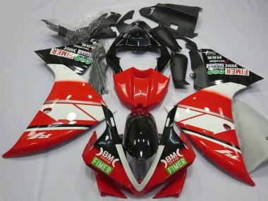 2012-2014 Red White Black Fimer Yamaha R1 Motorcycle Fairings