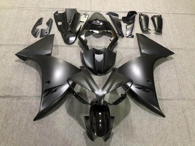 2012-2014 Glossy Black Matte Black Yamaha R1 Motorcycle Fairings