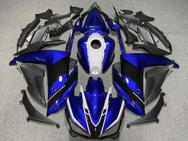 2015-2018 Blue White Black Yamaha R3 Motorcycle Fairings