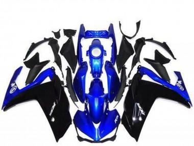 2015-2018 Blue Glossy Black Yamaha R3 Motorcycle Fairings