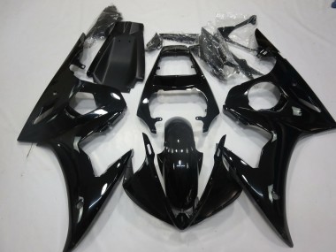 2005 Glossy Black Yamaha R6 Motorcycle Fairings