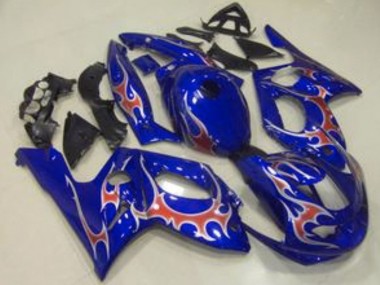 1996-2007 Blue Red Yamaha YZF600 Motorcycle Fairings