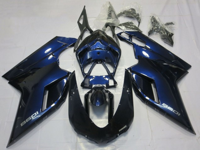 2007-2014 Deep Blue Ducati 1098 Motorcycle Fairings
