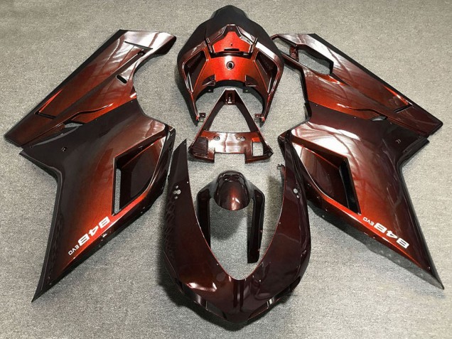 2007-2014 Red Ducati 848 Motorcycle Fairings