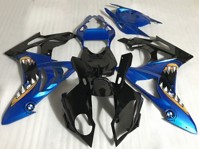 2017-2018 Blue Glossy Black Orange Shark BMW S1000RR Motorcycle Fairings