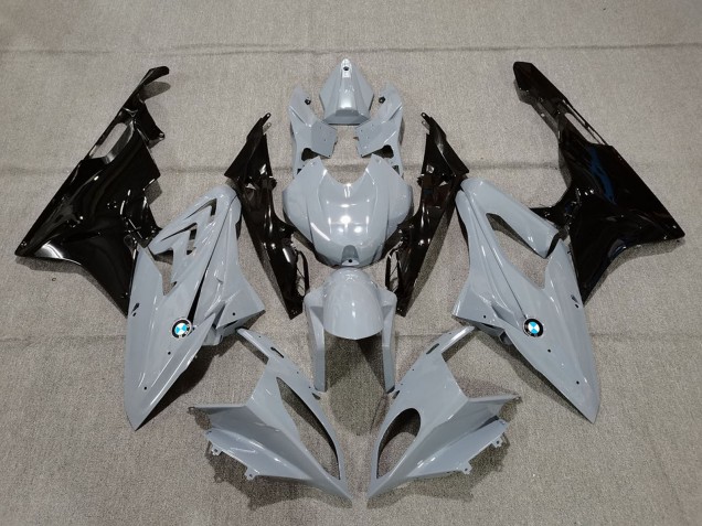 2015-2016 Nardo Grey Glossy Black BMW S1000RR Motorcycle Fairings