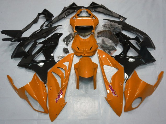 2015-2016 Orange Glossy Black BMW S1000RR Motorcycle Fairings