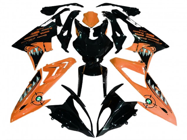 2015-2016 Orange Glossy Black Shark BMW S1000RR Motorcycle Fairings