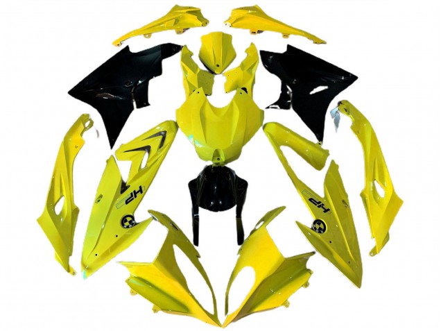 2009-2014 Yellow Glossy Black HP BMW S1000RR Motorcycle Fairings