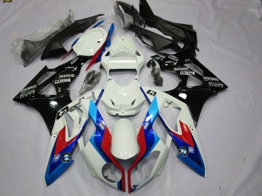 2009-2014 White Red Blue Glossy Black BMW S1000RR Motorcycle Fairings Kit
