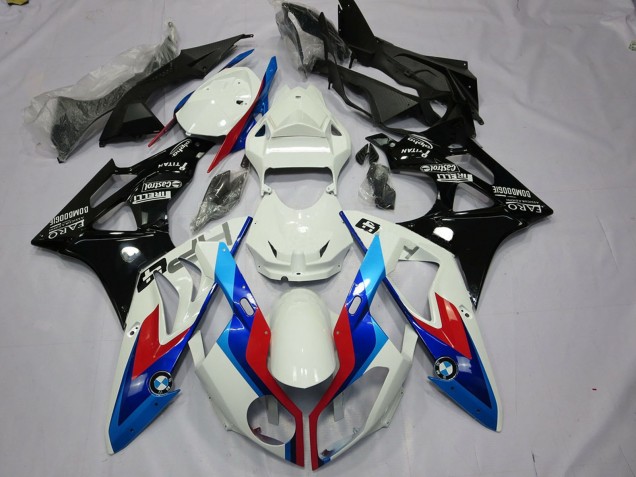 2009-2014 White Red Blue Glossy Black BMW S1000RR Motorcycle Fairings Kit