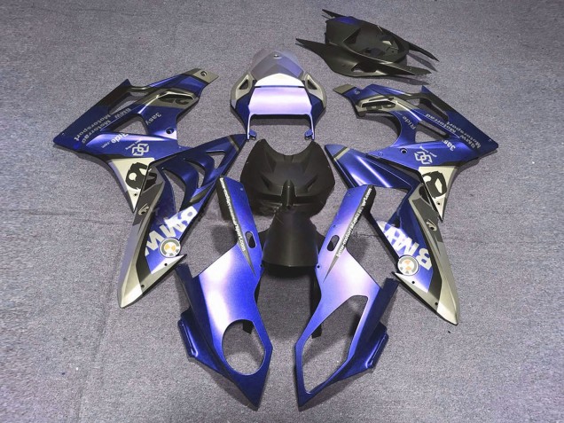 2017-2018 Silver Blue Back BMW S1000RR Motorcycle Fairings