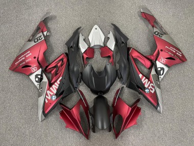 2009-2014 Red Matte Black BMW S1000RR Motorcycle Fairings