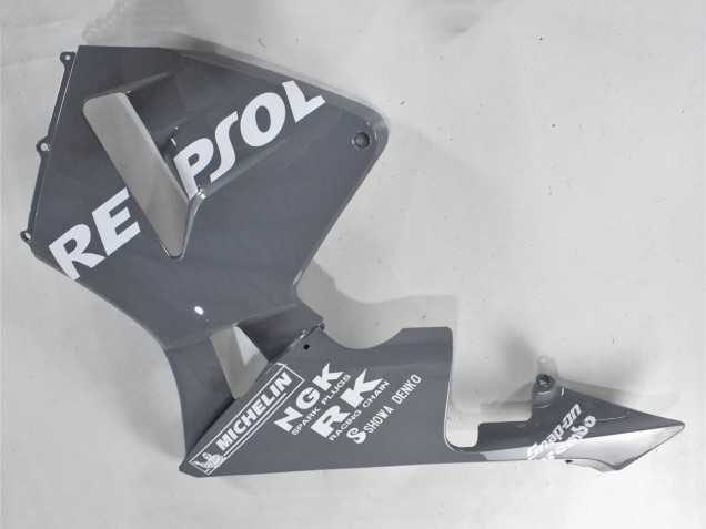 2005-2006 Nardo Grey White Repsol Honda CBR600RR Motorcycle Fairings