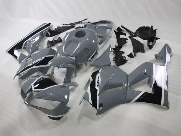 2013-2023 Nardo Grey Glossy Black Honda CBR600RR Motorcycle Fairings