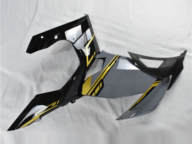2018-2024 Nardo Grey Gold Black Kawasaki Ninja 400 Motorcycle Fairings