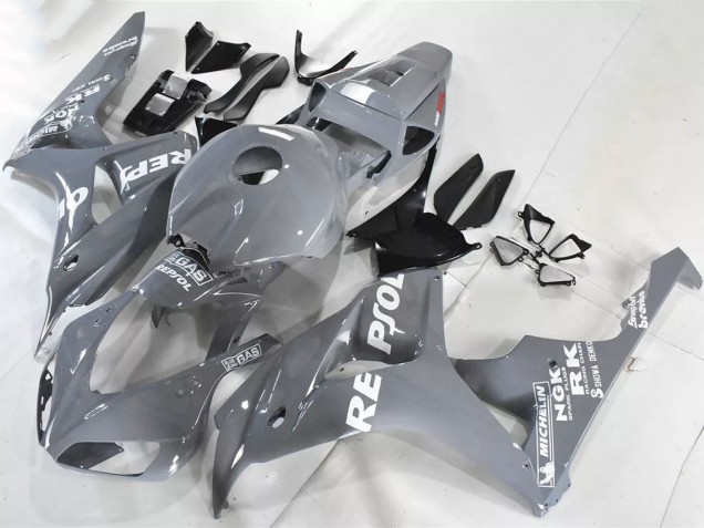 2006-2007 Nardo Grey White Repsol Honda CBR1000RR Motorcycle Fairings