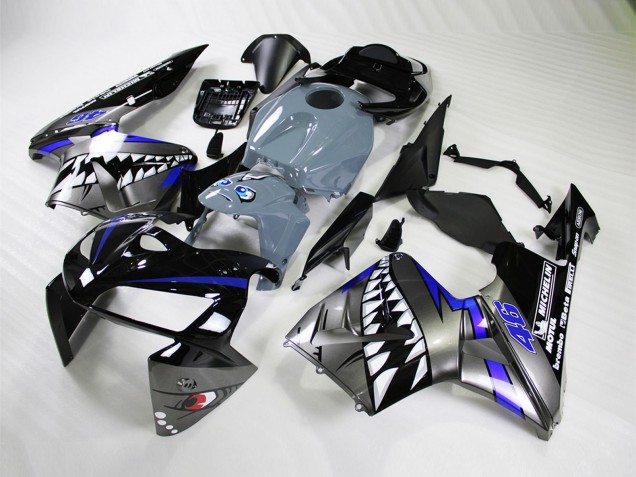 2005-2006 Nardo Grey Shark Honda CBR600RR Motorcycle Fairings