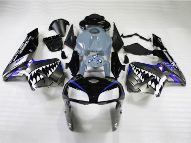 2005-2006 Nardo Grey Shark Honda CBR600RR Motorcycle Fairings