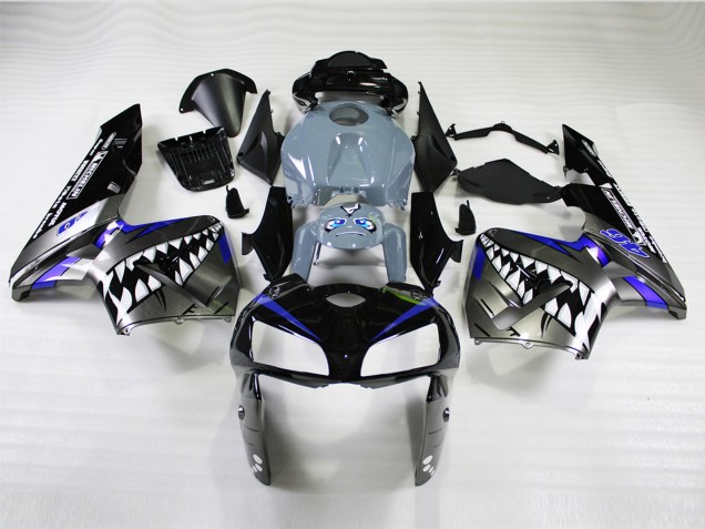 2005-2006 Nardo Grey Shark Honda CBR600RR Motorcycle Fairings