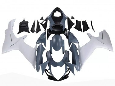2011-2024 Nardo Grey White Suzuki GSXR 600 / GSXR 750 Motorcycle Fairings