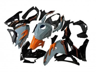 2024-2025 Nardo Grey Orange Black Kawasaki Ninja 500 EX500R Motorcycle Fairings