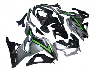 2024-2025 Grey Green Black Kawasaki Ninja 500 EX500R Motorcycle Fairings