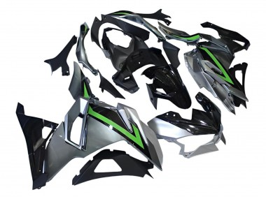 2024-2026 Grey Green Black Kawasaki Ninja 500 EX500R Motorcycle Fairings