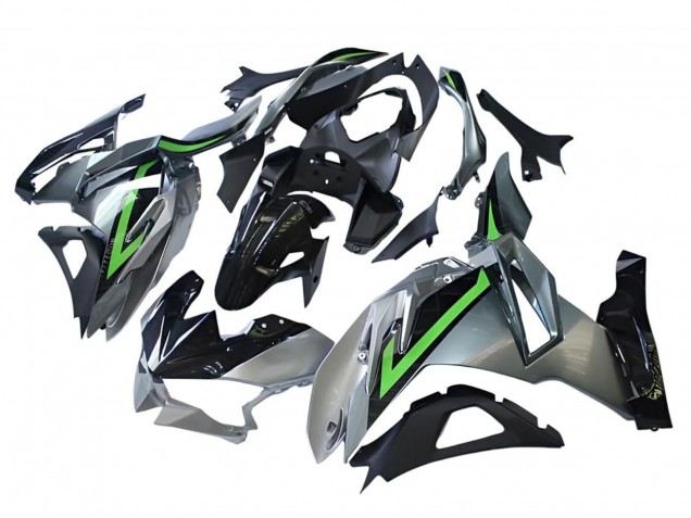 2024-2025 Grey Green Black Kawasaki Ninja 500 EX500R Motorcycle Fairings