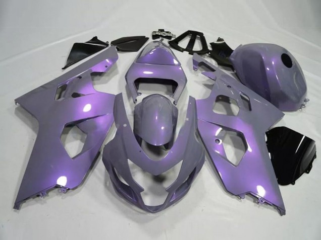 2004-2005 Chameleon Grey Dazz Pearl Purple Suzuki GSXR 600 / GSXR 750 Motorcycle Fairings
