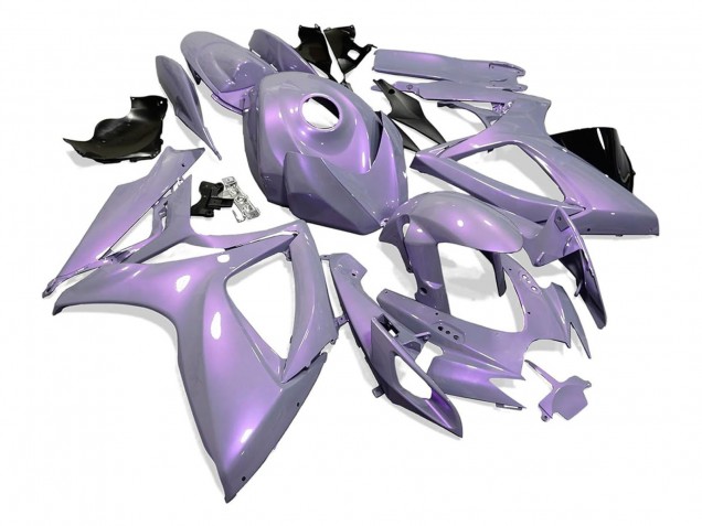 2006-2007 Chameleon Grey Dazz Pearl Purple Suzuki GSXR 600 / GSXR 750 Motorcycle Fairings