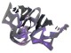 2000-2001 Chameleon Grey Dazz Pearl Purple Honda CBR900RR 929 Motorcycle Fairings