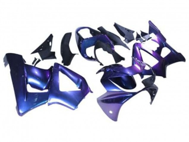2000-2001 Chameleon Blue Purple Honda CBR900RR 929 Motorcycle Fairings