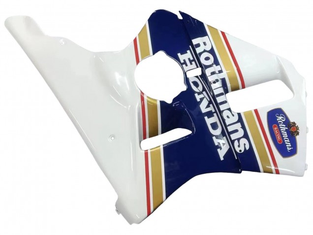 1987-1989 White Yellow Blue Rothmans Honda CBR400RR NC23 Motorcycle Fairings