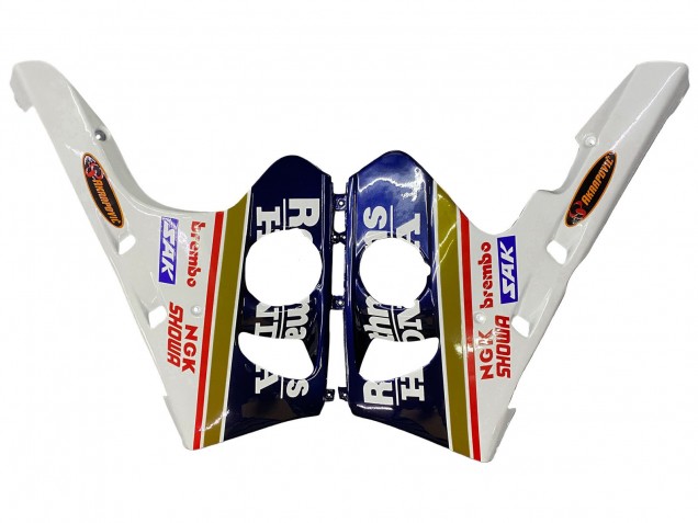 1990-1999 White Gold Red Dark Blue Rothmans Honda CBR400RR NC29 Motorcycle Fairings