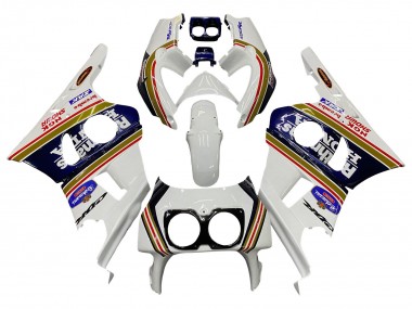 1990-1999 White Gold Red Dark Blue Rothmans Honda CBR400RR NC29 Motorcycle Fairings