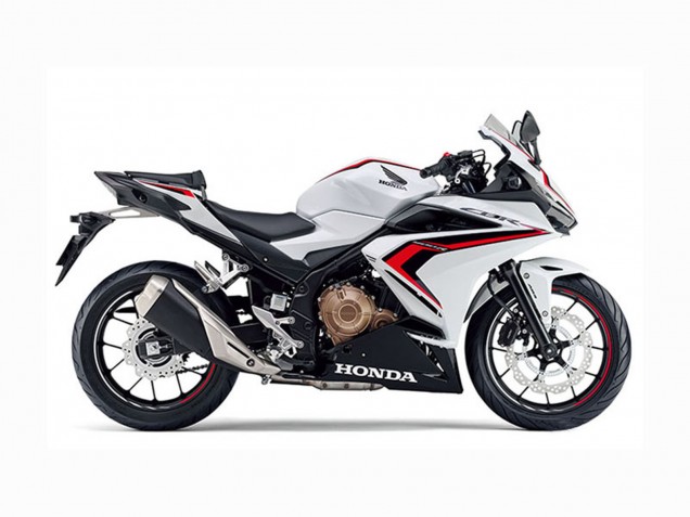 2022 White Red Glossy Black Honda CBR400R Motorcycle Fairings