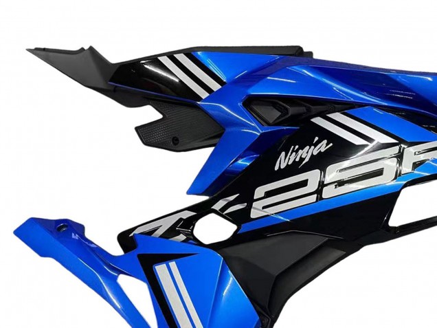 2019-2025 Blue White Matte Black Kawasaki ZX25R ZX-25R Motorcycle Fairings