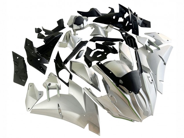 2015-2022 Silver Kawasaki Ninja H2 Motorcycle Fairings