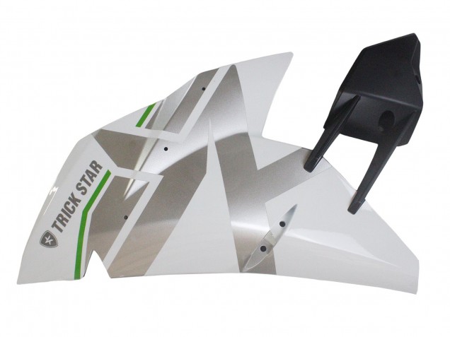2015-2022 White Silver Green Kawasaki Ninja H2 Motorcycle Fairings