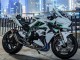 2015-2022 White with Green Lines Kawasaki Ninja H2 Motorcycle Fairings